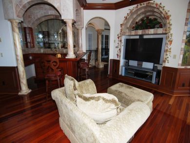 Flat Screen TV in Living Area